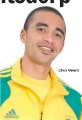  ??  ?? Elroy Gelant