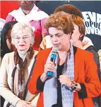  ?? ROVENA ROSA/AGÊNCIA BRASIL/08.07.2016 ?? Dilma sobre a abertura: ‘Não vou participar na condição de espectador­a’