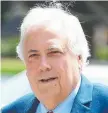  ?? LEGAL ACTION: Clive Palmer. ??