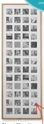  ??  ?? Diment 52 multiapert­ure photo frame in Oak,