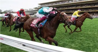  ??  ?? NOT DONE. Enable could be aimed at a third Prix de l'Arc de Triomphe is horse and owner are willing.