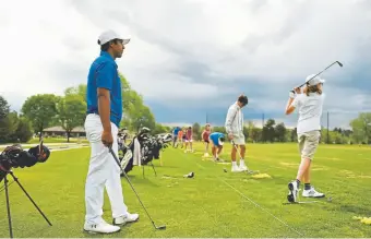  ?? Hyoung Chang, The Denver Post ?? In his early teens, Mateo Manzanares began studying golf videos — he is largely self-taught — and signed up for The First Tee.