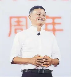  ?? FOTO: AFP ?? Jack Ma es la mayor fortuna de China.