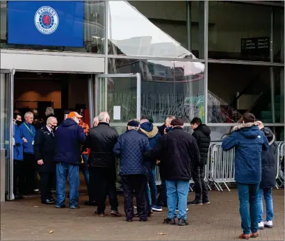  ?? ?? Rangers shareholde­rs pack into the Clyde Auditorium as last year’s agm passed without much fuss