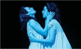  ?? ?? Broadway’s first lesbian kiss … Elizabeth A Davis and Adina Verson in a production of Paula Vogel’s Indecent in 2019. Photograph: Craig Schwartz