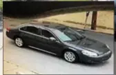  ?? SUBMITTED PHOTO ?? Police in Upper Darby believe two women wanted in a string of armed robberies may be traveling in this car.