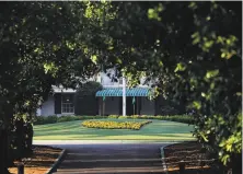  ?? Curtis Compton / Associated Press ?? Augusta National Golf Club, the brainchild of Hall of Fame golfer Bobby Jones, has been home to the Masters since 1934.
