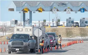  ?? ANDREW VAUGHAN THE CANADIAN PRESS ?? Nova Scotia, New Brunswick, P.E.I. and Newfoundla­nd and Labrador will ease restrictio­ns on East Coast travellers starting July 3. Other provinces may follow in mid-July if virus cases don’t spike.