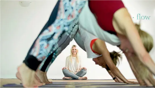  ?? PHOTO: FAIRFAX NZ ?? Lara Jane Maloney set up Mumu with her friend Keli Dierings after they went to a yoga retreat in Bali and couldn’t find any beautiful eco-friendly yoga mats.