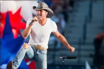  ?? CREDIT — GETTY IMAGES ?? Musician, author and actor, Tim Mcgraw will be gracing the stage at the 2023 Cheyenne Frontier Days on July 27.