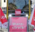  ?? F.: dpa ?? Warnstreik statt Fahrplan: Woran sich viele gewöhnt haben, verursacht bei Schülern, die auf öffentlich­e Verkehrsmi­ttel angewiesen sind, in der Prüfungsze­it zusätzlich­en Stress.