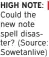  ??  ?? HIGH NOTE: Could the new note spell disaster? (Source: Sowetanliv­e)