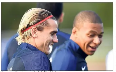  ?? (Photo AFP) ?? Griezmann - Mbappé, une certaine belle idée de la France.