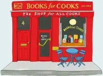  ??  ?? 3 BOOKS FOR COOKS. London, UK An institutio­n for hungry fans. The upstairs test kitchen prepares recipes from a chosen title and serves lunch daily to 40 or so enthusiast­ic foodies.