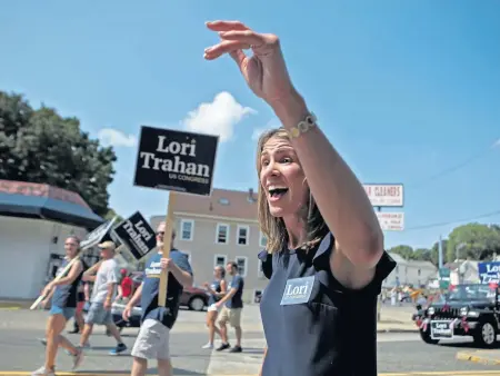  ?? STAFF FILE PHOTO BY NANCY LANE ?? Lori Trahan is running for the U.S. House.