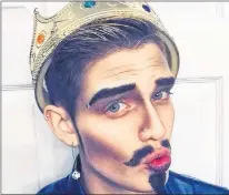  ?? SUBMITTED PHOTO ?? Doctor Androbox is a local drag performer and 2017 Drag Idol winner who will host Drag Story Time on March 25 by reading to children and leading them in a crown-making craft.