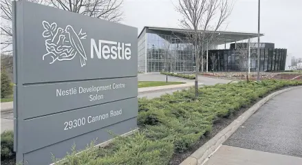  ?? PHOTOS BY REUTERS ?? A view of the Nestle Developmen­t Centre in Solon, Ohio.