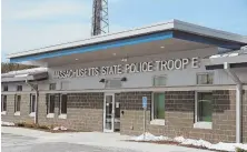  ?? HERALD FILE PHOTO ?? COVER-UP? The Troop E barracks on the Mass Pike.