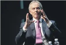  ?? AFP ?? Former British prime minister Tony Blair will today address the Council on Foreign Relations in Washington