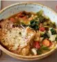  ??  ?? Ribollita A popular Tuscan soup. It is prepared with vegetables, leftover bread, cannellini beans, and Lacinato kale. Its name literally means ‘reboiled’.