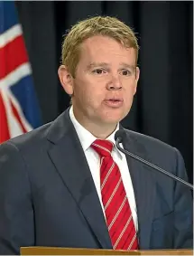  ??  ?? As Chris Hipkins was announcing the effective end to religious instructio­n in state schools, another curriculum change, with the fingerprin­ts of the Greens, under co-leader James Shaw, all over it, was being revealed.