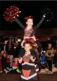  ?? ?? Boyertown Optimist Cheer at the Boyertown Halloween Parade.