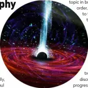  ?? ?? ▲ The author draws on his experience of discoverin­g a black hole source