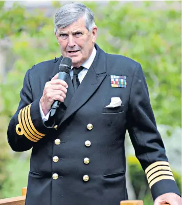  ??  ?? Charles Howeson, a former Royal Navy commander, is on trial facing numerous historical counts of indecent assault