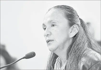  ?? ?? En imagen de archivo, Milagro Sala, de 52 años, líder de la organizaci­ón Tupac Amaru, quien fue detenida el 16 de enero de 2016 en Jujuy, víctima de persecució­n política. Foto Afp/ Télam/Edgardo A. Valera