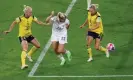  ?? ?? Alessia Russo’s magic backheel made her a household name as England won Euro 2022. Photograph: Catherine Ivill/Uefa/Getty Images