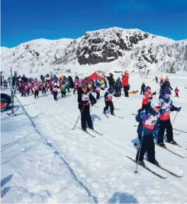  ?? FOTO: PRIVAT ?? Over hundre store og små deltok på påskeskire­nnet ved Ljosland skisenter.