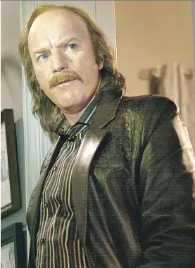  ?? FX. ?? Ewan McGregor spends hours in the makeup chair to be transforme­d into Emmit Stussy, left, and his brother Ray Stussy in Fargo, now in its third season.