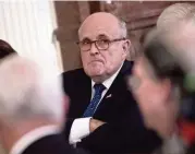  ?? ANDREW HARRER Getty Images ?? Rudy Giuliani