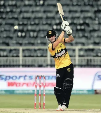  ?? | BackpagePi­x ?? DANE VILAS, captain of the Jozi Stars, wants the fans to come out in force tonight when they face the Paarl Rocks in the Mzansi Super League play-off.