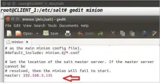  ??  ?? Figure 3: Salt Minion configurat­ion