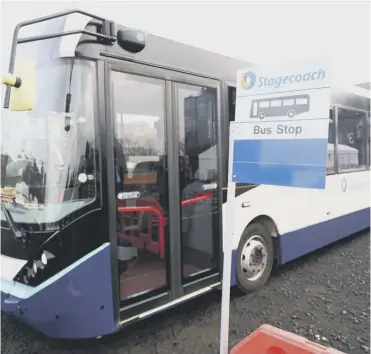  ??  ?? The Stagecoach buses will operate between Fife and Edinburgh, using the M* motorway