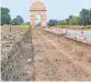  ??  ?? Constructi­on is underway as part of Central Vista Project at Rajpath in New Delhi. —PTI