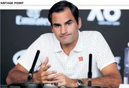  ?? AP ?? Global issue:
“These are challengin­g times for everyone, and nobody should be left behind,” wrote Roger Federer on his feed.