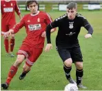  ??  ?? Match-winner Aaron Connolly struck in stoppage time for EK Thistle