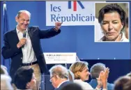 ?? (Photos AFP) ?? Les deux candidats déclarés pour l’instant sont l’ancien maire du Touquet Daniel Fasquelle, et Laurence Sailliet (en médaillon).
