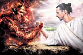  ??  ?? United icon: Zlatan Ibrahimovi­c announced his return with this picture