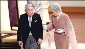  ??  ?? L’empereur Akihito a toujours cherché à réinventer son rôle.