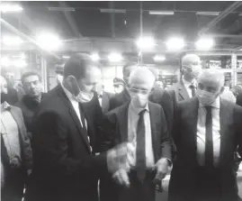  ??  ?? Le ministre Ferhat Aït Ali Braham en visite de travail à Tizi Ouzou