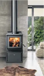  ??  ?? A properly sized and installed woodburner can heat the whole home.