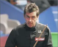  ??  ?? FAR EAST CALLING: Ronnie O’Sullivan will not commit to the United Kingdom’s top events as he looks to China.