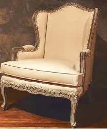  ??  ?? Focusing on bold goat-hide upholstery, intricate carvings, and rustic-elegant wood finish, the collection comprises of sofas, cabinets, chairs, tables, accent pieces, and décor that lend both the brave textures of nature with the touch of finesse and...