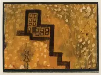  ??  ?? Ill. Paul Klee, Das Haus in der Höhe, 1923