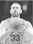  ?? BILL STREICHER/USA TODAY SPORTS ?? Marc Gasol gives Toronto a veteran presence.