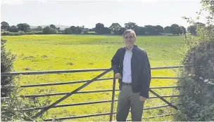  ??  ?? MP David Rutley is opposing the council’s green belt plans