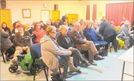  ??  ?? One of Woodville Vision’s biggest crowds for an AGM in many years.